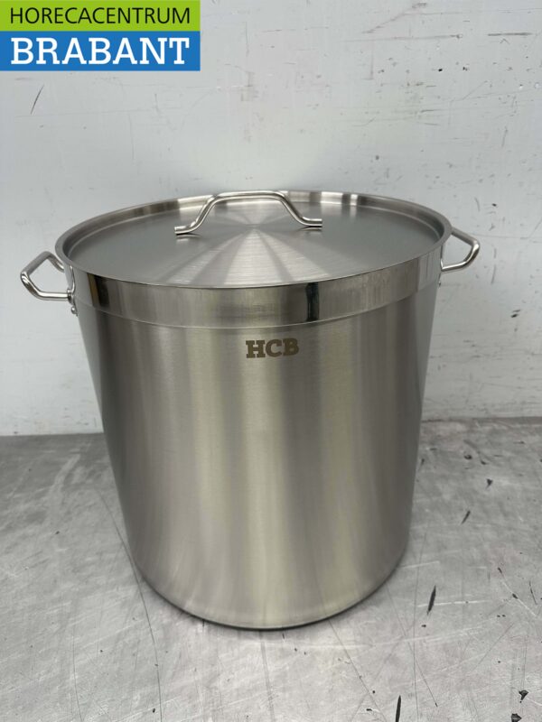 RVS Soeppan Kookpan Pan Inductie 45 x 45 cm 71 liter Horeca