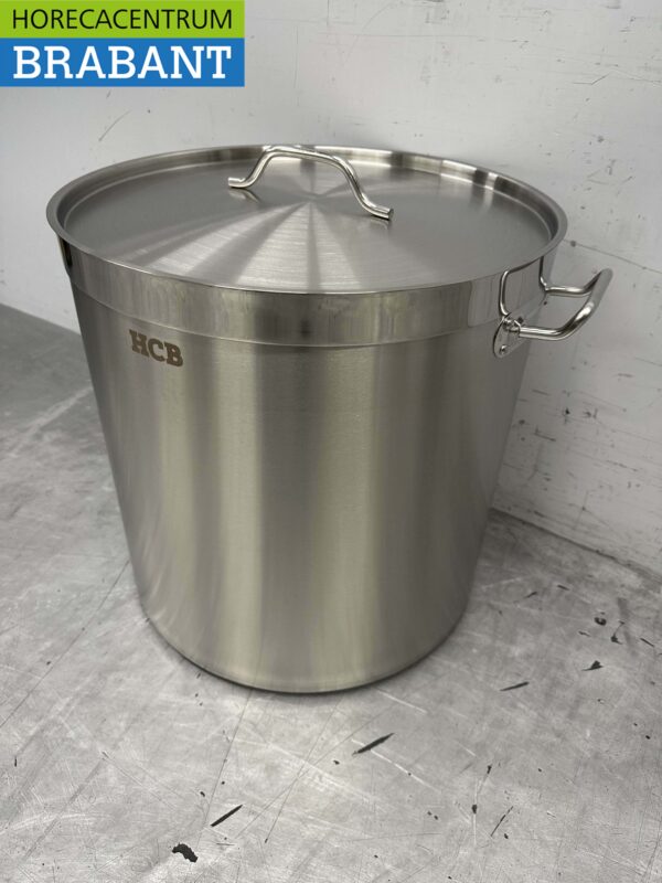 RVS Soeppan Kookpan Pan Inductie 45 x 45 cm 71 liter Horeca - Afbeelding 3