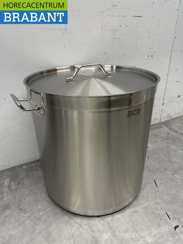 RVS Soeppan Kookpan Pan Inductie 45 x 45 cm 71 liter Horeca - Afbeelding 4