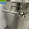 RVS Soeppan Kookpan Pan Inductie 45 x 45 cm 71 liter Horeca - Afbeelding 5