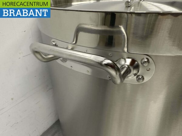 RVS Soeppan Kookpan Pan Inductie 45 x 45 cm 71 liter Horeca - Afbeelding 5