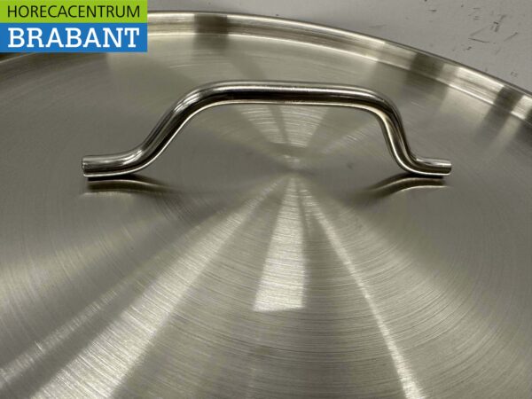 RVS Soeppan Kookpan Pan Inductie 45 x 45 cm 71 liter Horeca - Afbeelding 6