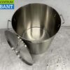 RVS Soeppan Kookpan Pan Inductie 45 x 45 cm 71 liter Horeca - Afbeelding 7