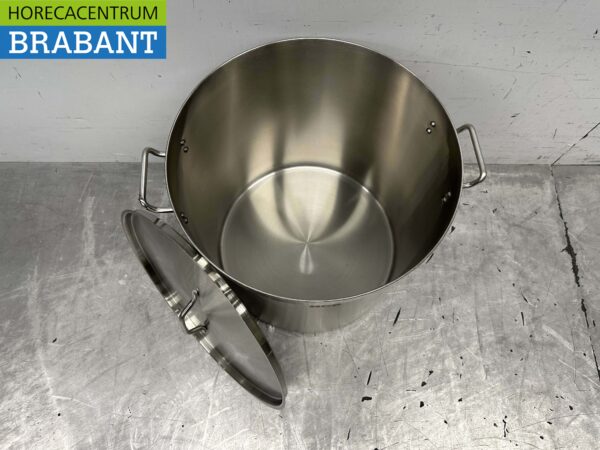 RVS Soeppan Kookpan Pan Inductie 45 x 45 cm 71 liter Horeca - Afbeelding 8