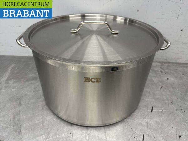 RVS HCB Soeppan Kookpan Pan Inductie 50 x 30 cm 58 liter Horeca