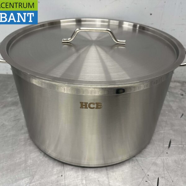 RVS HCB Soeppan Kookpan Pan Inductie 50 x 30 cm 58 liter Horeca