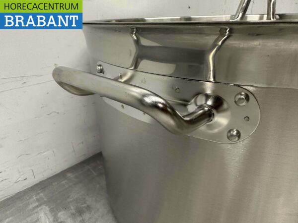 RVS HCB Soeppan Kookpan Pan Inductie 50 x 30 cm 58 liter Horeca - Afbeelding 5