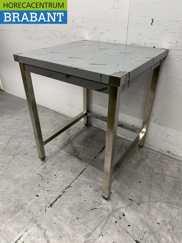 RVS Werktafel Tafel Premium-line 70 x 70 x 85 cm Horeca - Afbeelding 2