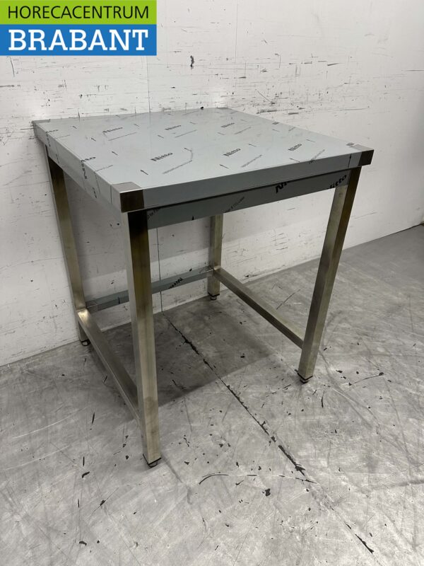 RVS Werktafel Tafel Premium-line 70 x 70 x 85 cm Horeca - Afbeelding 3