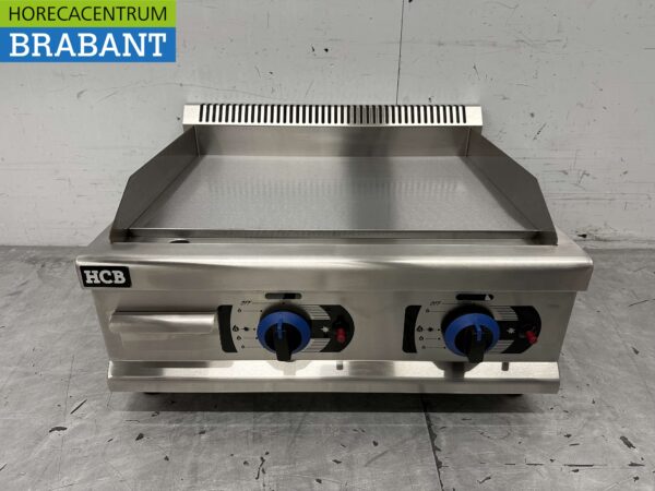 RVS Bakplaat Grillplaat Glad 65,5 cm PROPAAN Horeca