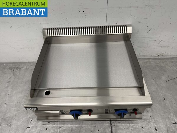 RVS Bakplaat Grillplaat Glad 65,5 cm PROPAAN Horeca - Afbeelding 2