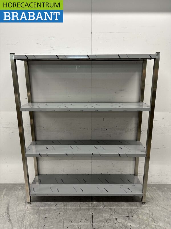 RVS Opbergrek Rek Stelling Premium-line 150 x 40 x 180 cm Horeca