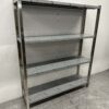 RVS Opbergrek Rek Stelling Premium-line 150 x 40 x 180 cm Horeca - Afbeelding 3