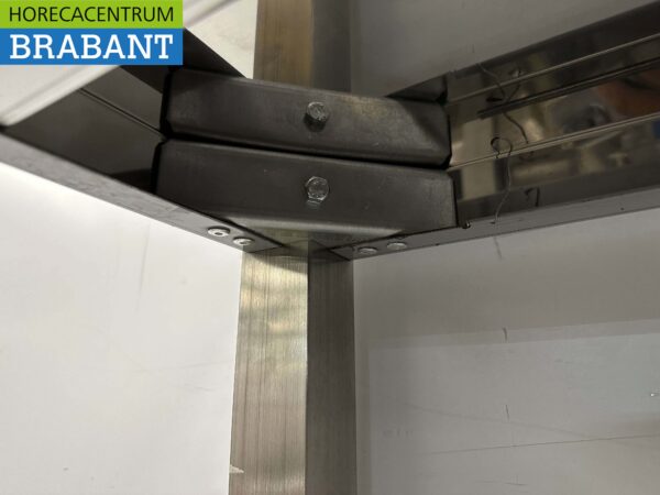 RVS Opbergrek Rek Stelling Premium-line 150 x 40 x 180 cm Horeca - Afbeelding 4
