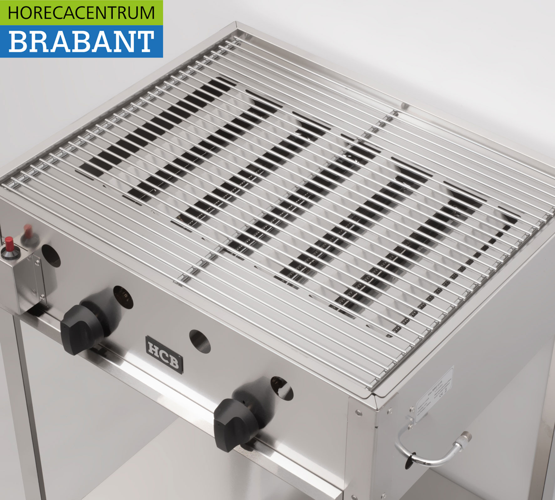 HCB RVS Professionele bbq barbecue PROPAAN 65 cm Horeca - Afbeelding 2