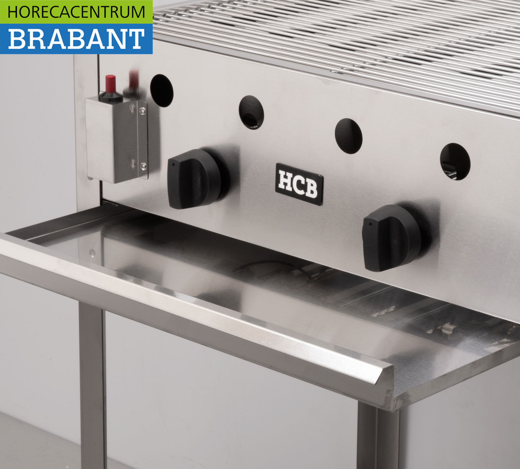 HCB RVS Professionele bbq barbecue PROPAAN 65 cm Horeca - Afbeelding 4