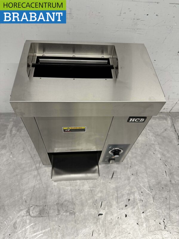 HCB RVS Verticale Doorloop toaster Broodrooster Conveyor oven 230V Horeca - Afbeelding 4