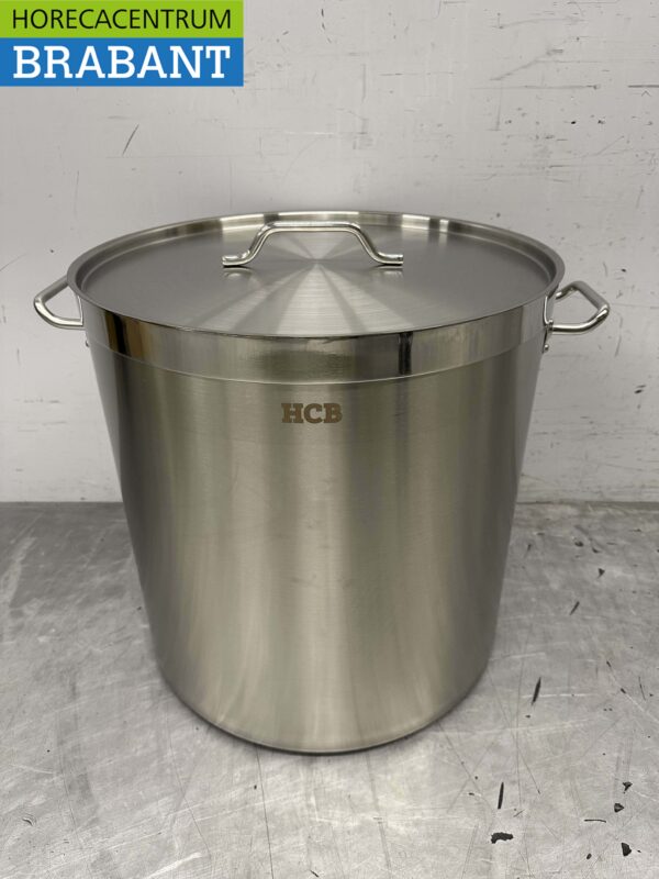 RVS Soeppan Kookpan Pan Inductie 50 x 50 cm 98 liter Horeca
