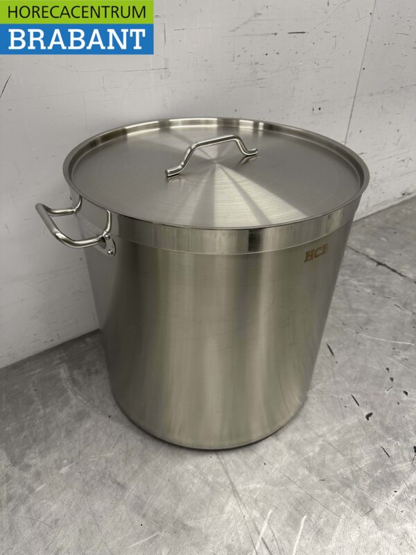 RVS Soeppan Kookpan Pan Inductie 50 x 50 cm 98 liter Horeca - Afbeelding 4