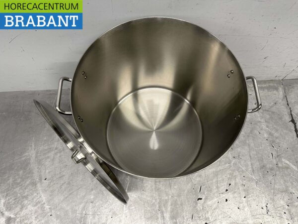 RVS Soeppan Kookpan Pan Inductie 50 x 50 cm 98 liter Horeca - Afbeelding 8