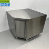 HCB RVS Werkkast Premium-line Hoekkast Kast klap 100 x 100 cm Horeca - Afbeelding 2