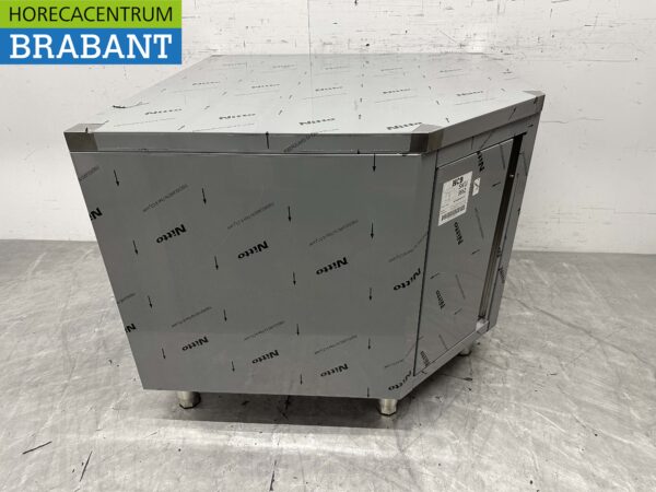 RVS Werkkast Premium-line Hoekkast Kast klap 100 x 100 cm Horeca - Afbeelding 2
