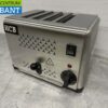 RVS Toaster Broodrooster 4 sneden 230V Horeca - Afbeelding 2