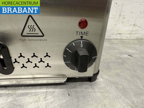 RVS Toaster Broodrooster 4 sneden 230V Horeca - Afbeelding 5