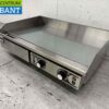 RVS Spiegelbakplaat Chroom Grillplaat Bakplaat 73 cm 2 x 230V Horeca - Afbeelding 2