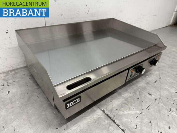 RVS Spiegelbakplaat Chroom Grillplaat Bakplaat 73 cm 2 x 230V Horeca - Afbeelding 3