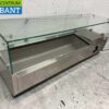 RVS Opzetvitrine Opzet koelvitrine saladière 5 x 1/4 GN 120 cm Horeca - Afbeelding 3