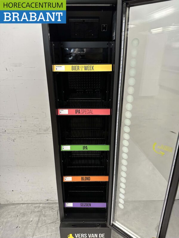 Gastro-Cool Glasdeurkoeling Koelkast Drankkoelkast Glazen deur 155 liter 230V Horeca - Afbeelding 4