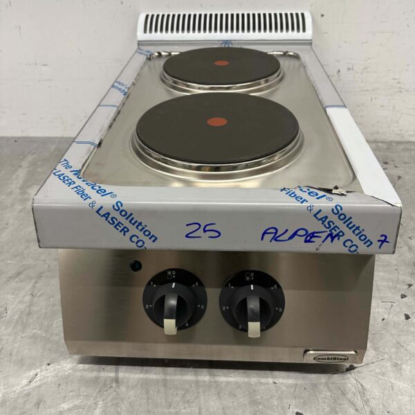 RVS Electrolux 2 pits elektrisch fornuis 40 cm 400V Horeca