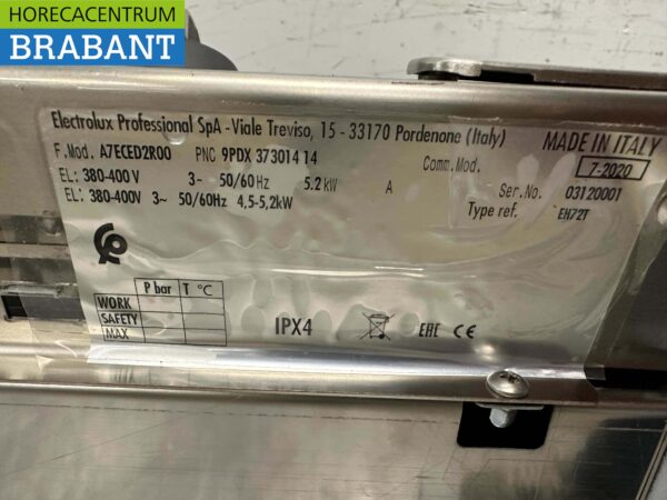 RVS Electrolux 2 pits elektrisch fornuis 40 cm 400V Horeca - Afbeelding 5