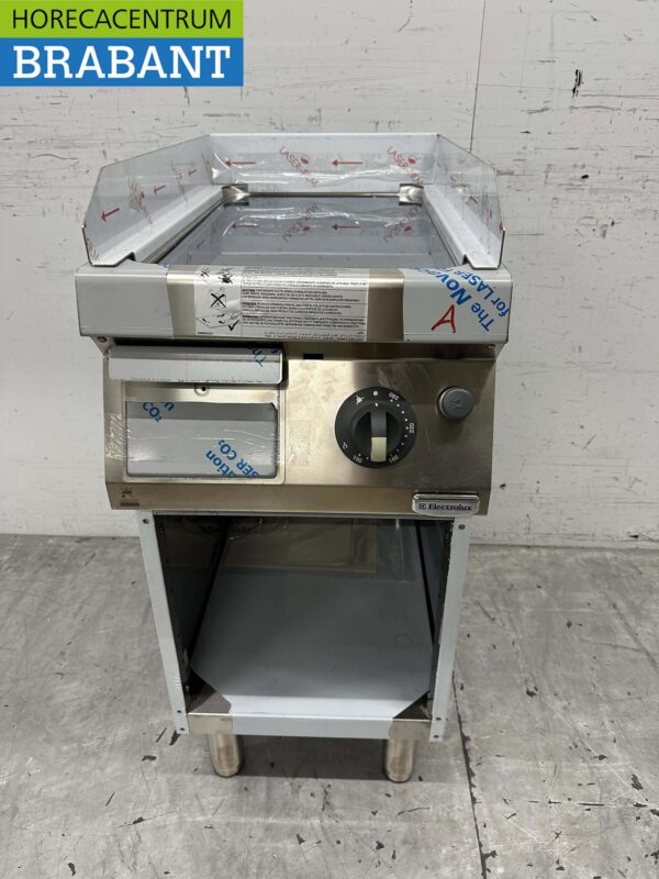 RVS Electrolux bakplaat grillplaat Verchroomd Glad 40 cm GAS Horeca