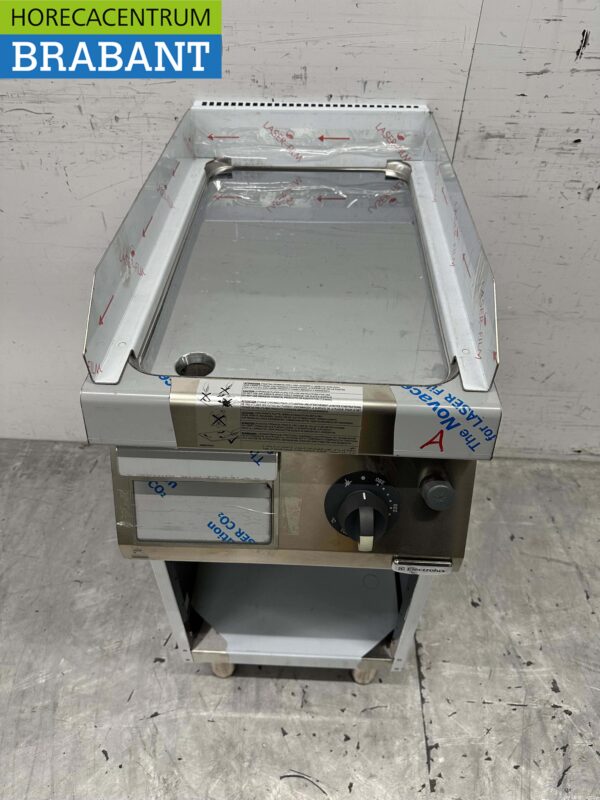 RVS Electrolux bakplaat grillplaat Verchroomd Glad 40 cm GAS Horeca - Afbeelding 2