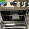 RVS Electrolux 4 pits Fornuis gasfornuis met gas oven 80 cm Horeca - Afbeelding 5