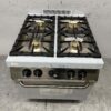 RVS Electrolux 4 pits Fornuis gasfornuis met gas oven 80 cm Horeca - Afbeelding 2