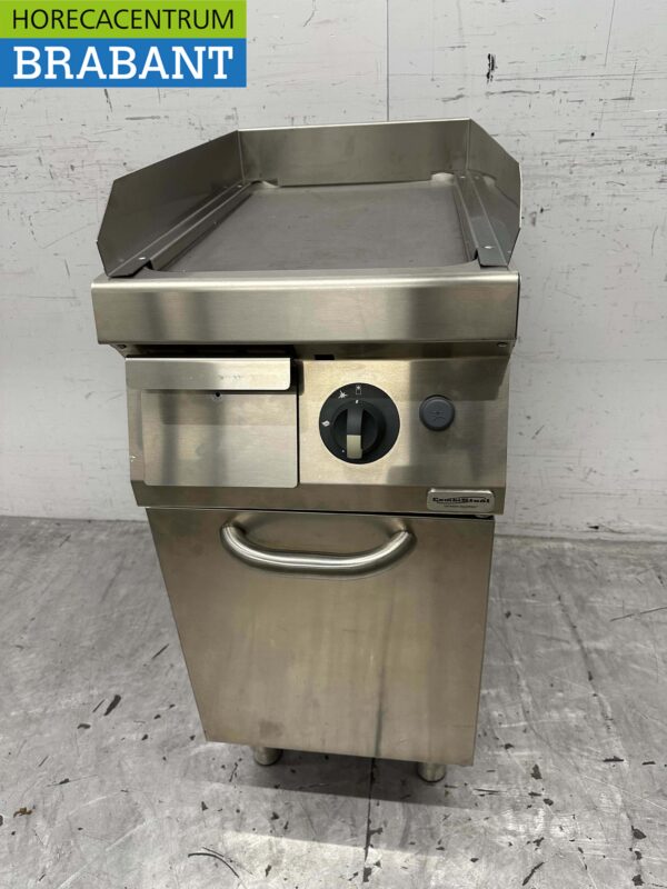 RVS Electrolux bakplaat grillplaat Glad 40 cm GAS Horeca