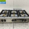 RVS Electrolux 6 pits Opzet fornuis gasfornuis 120 cm Horeca