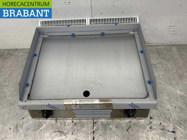 RVS Electrolux Bakplaat Grillplaat Gladde plancha 80 cm 400V Horeca - Afbeelding 2
