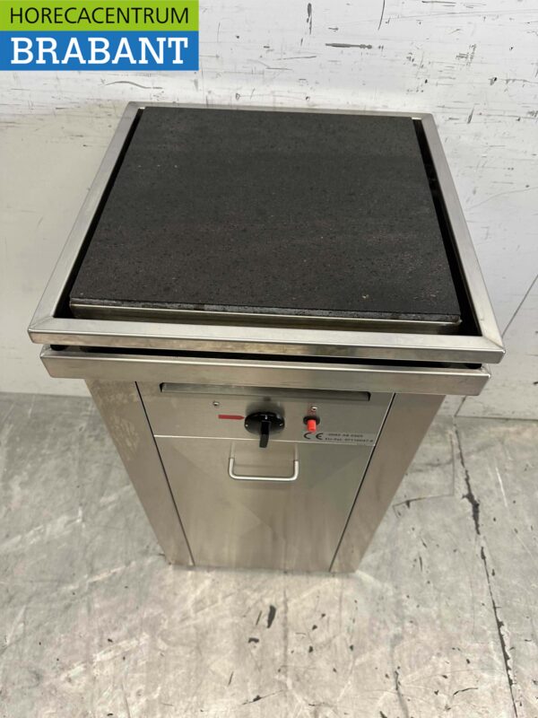 RVS Ivas Steengrill 47,5 x 47,5 cm Propaan Horeca - Afbeelding 2
