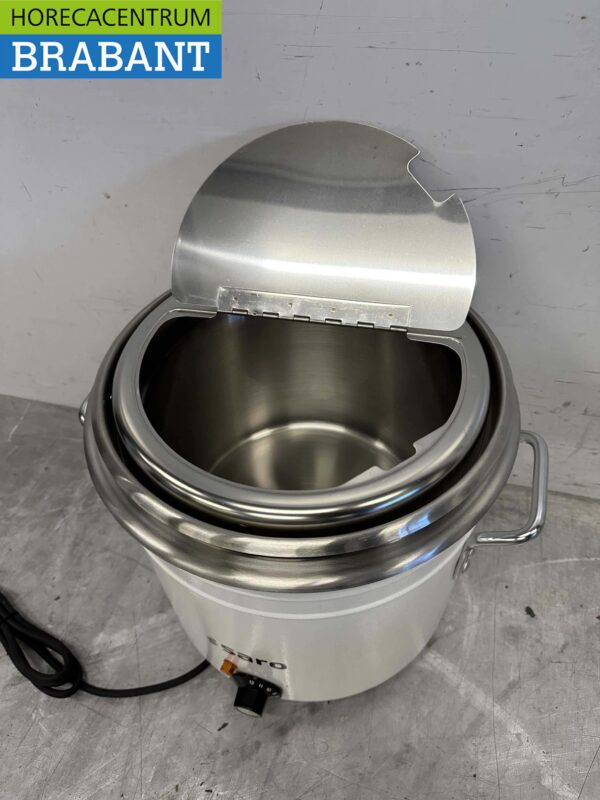RVS Saro Retro Soepketel Soepterrine 11 liter 230V Horeca - Afbeelding 3