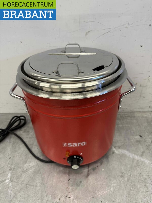 RVS Saro Retro Soepketel Soepterrine 11 liter 230V Horeca