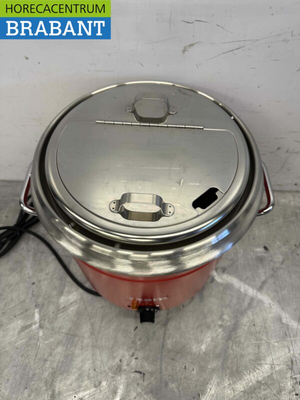 RVS Saro Retro Soepketel Soepterrine 11 liter 230V Horeca - Afbeelding 2