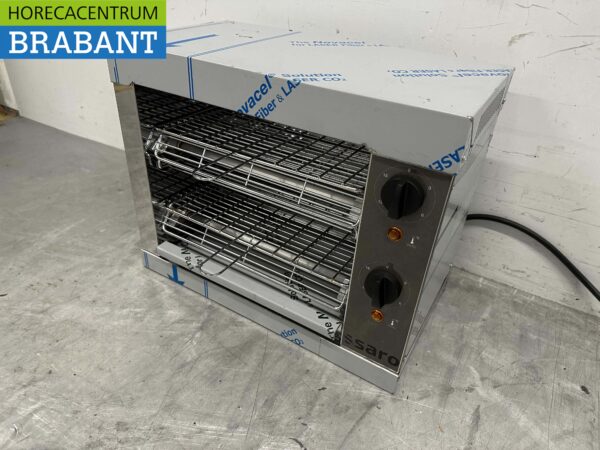 RVS Saro Broodrooster Salamander grill 44 cm 3000 watt 230V Horeca - Afbeelding 2