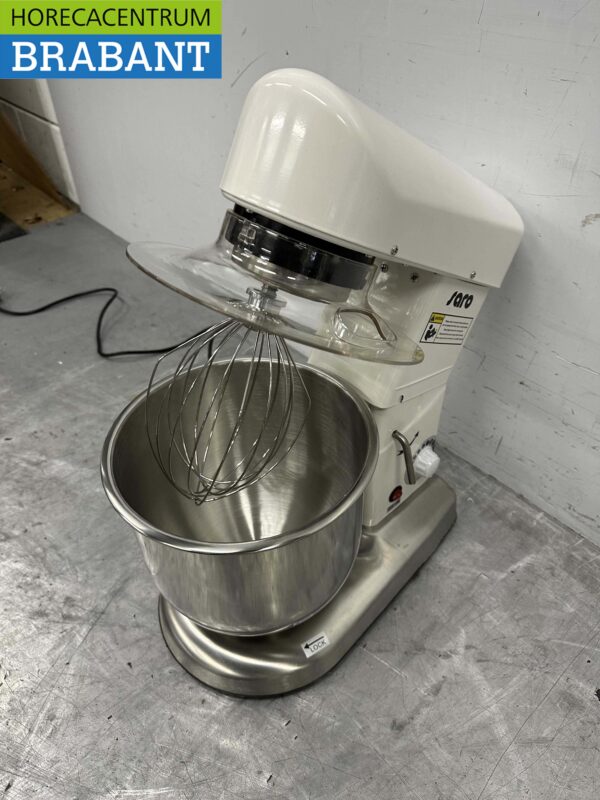 Saro Keukenmachine Planeetmenger Menger RVS kuip 7 liter 230V Horeca - Afbeelding 5