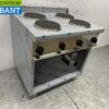 RVS Saro 4 pits elektrisch fornuis 80 cm 400V Horeca - Afbeelding 3