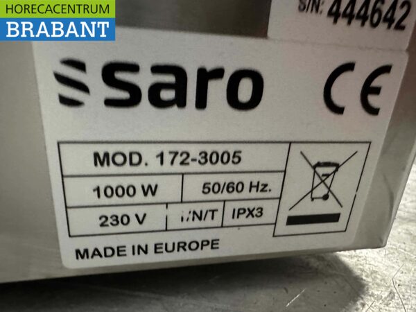 RVS Saro Bain marie 1/1 GN 230V Horeca - Afbeelding 5