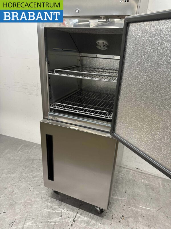 RVS Polar Vrieskast Vriezer 2 deuren 600 liter Horeca - Afbeelding 4